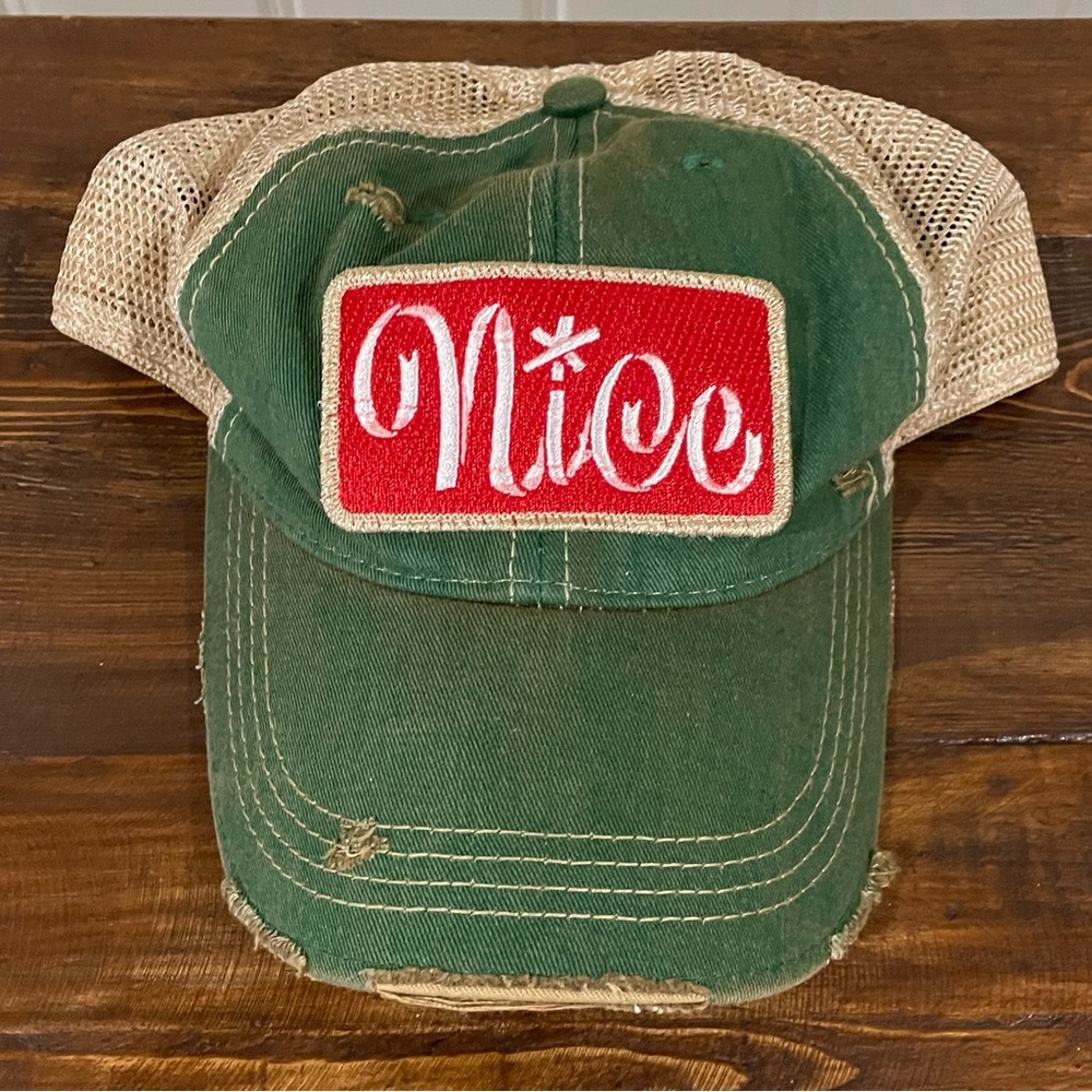 NEW - Judith March “Nice” trucker hat